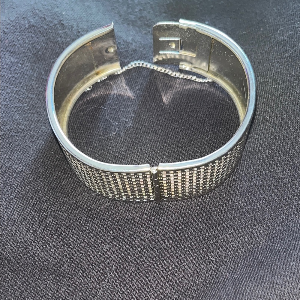 Chic Silver Cuff Bracelet